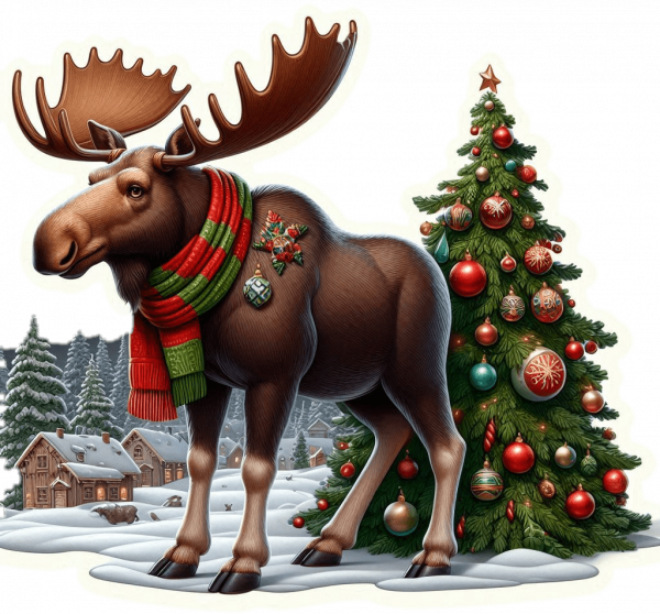 Alce de Navidad