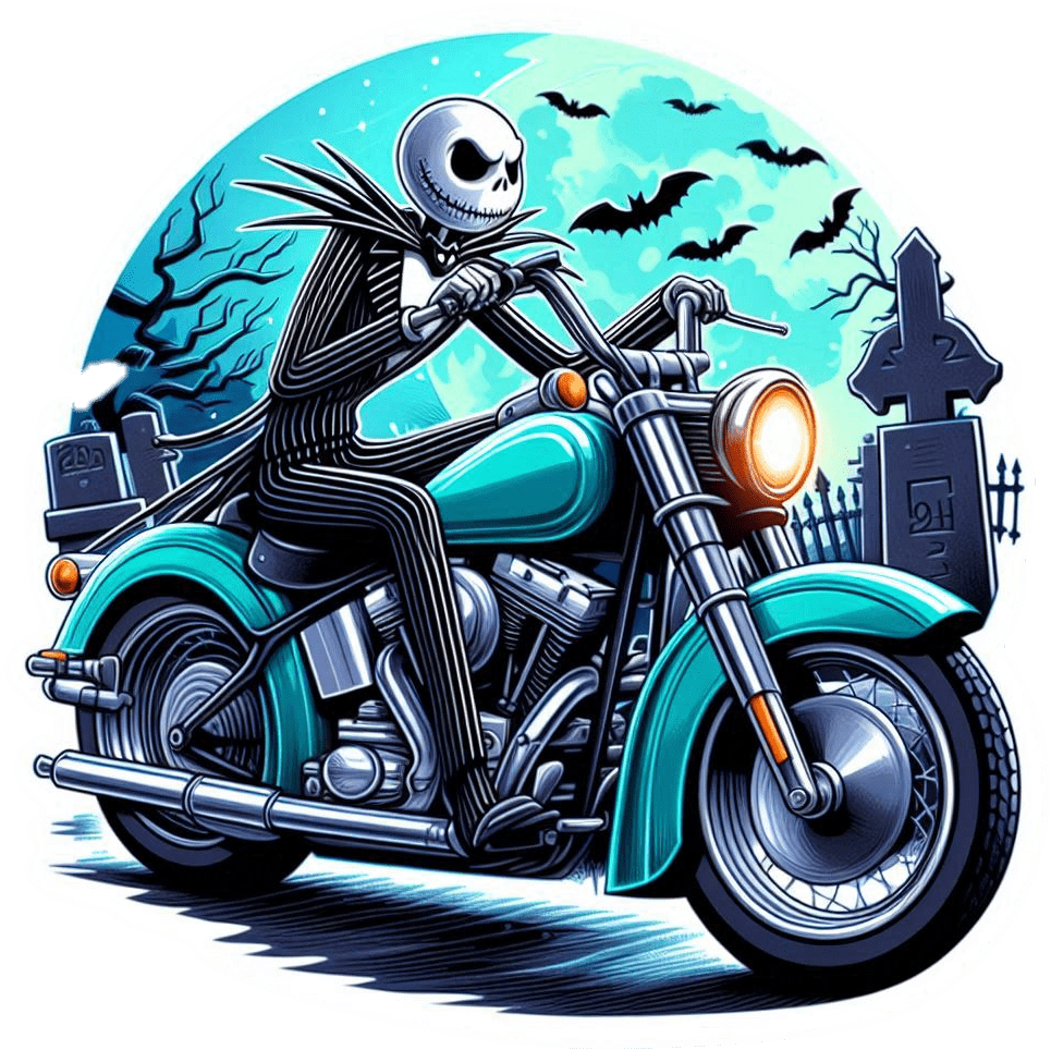 1314-Jack Skellintong sobre Moto.02-min Jack Skellintong sobre Moto