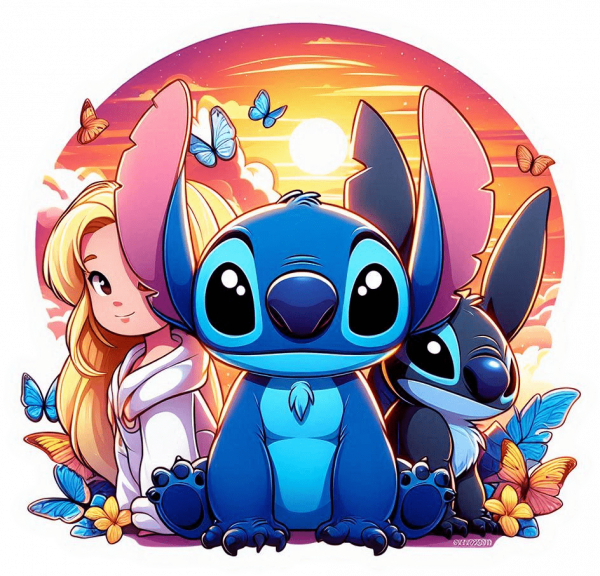 Stitch Y angel