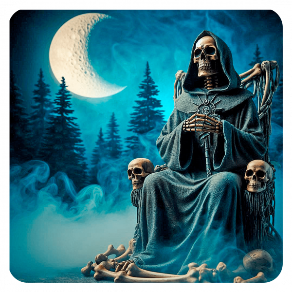 La Muerte en trono