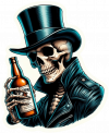 Calavera Brindando