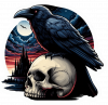 Cuervo Sobre Calavera