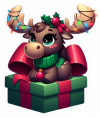 Alce de Navidad