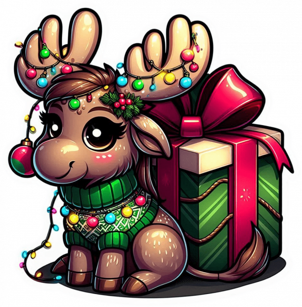 Alce de Navidad