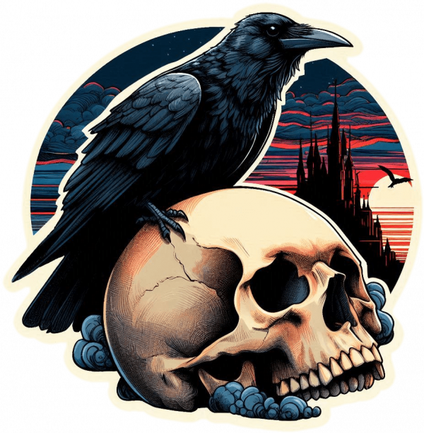 Cuervo Sobre cadavera