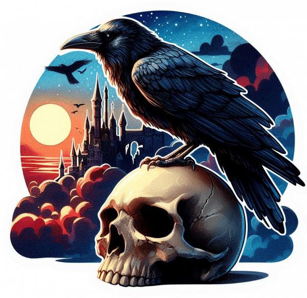 Cuervo Sobre cadavera