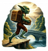 Duende Elfos con tesoro