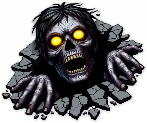 Zombi saliendo de Hueco