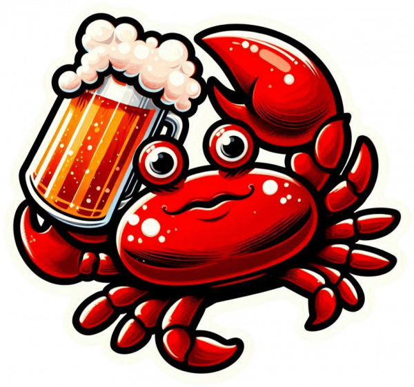 Cangrejo y cerveza