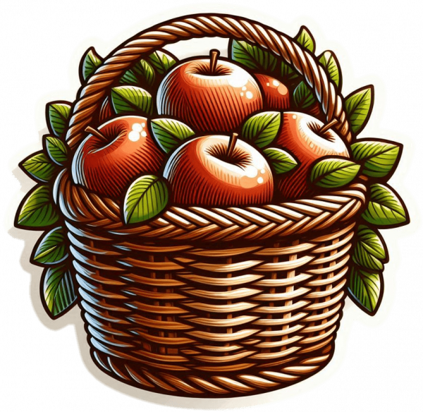 Cesta de Manzana