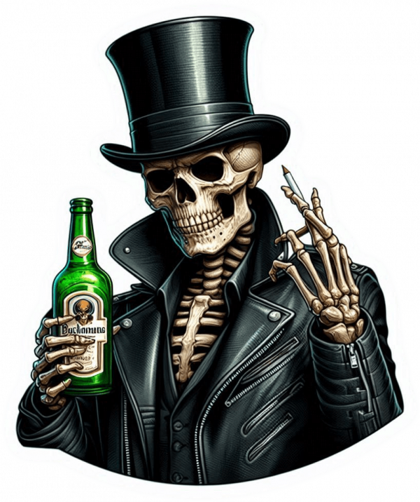 Calavera Brindando
