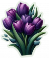 Tulipanes Violetas