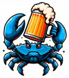 Cangrejo con cerveza