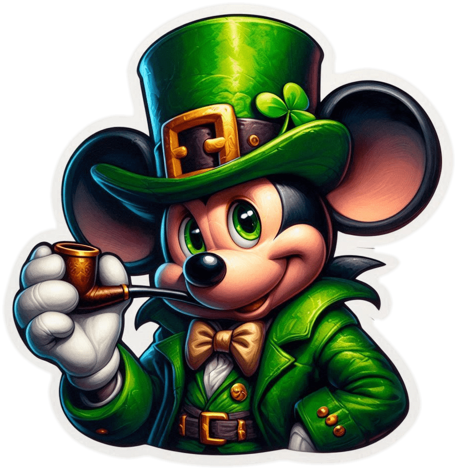 Mickey Mouse Duende Leprechaun