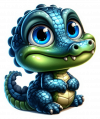 Cocodrilo bebe