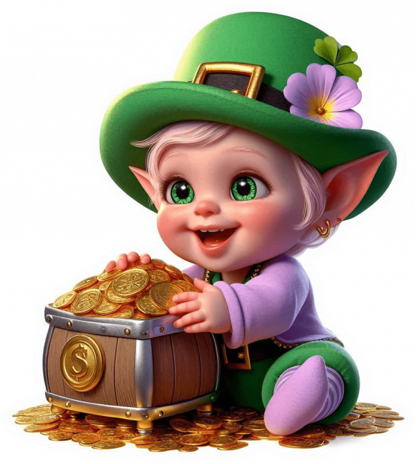 Duende leprechaun bebe