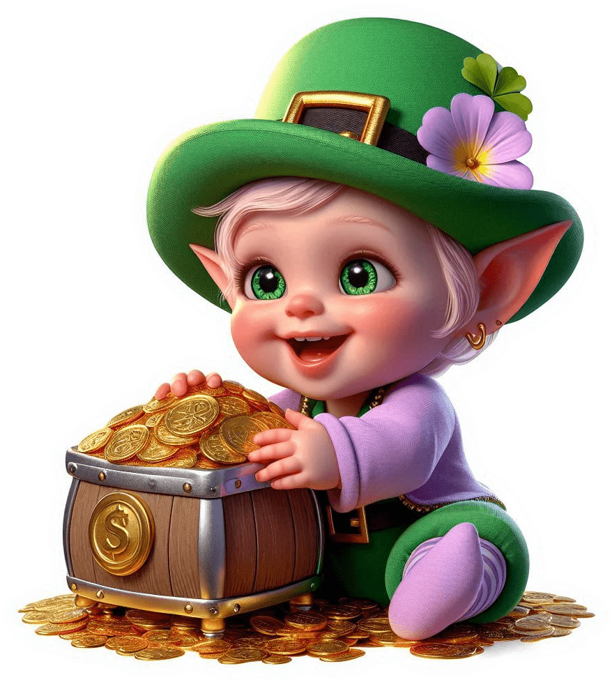 Duende leprechaun bebe