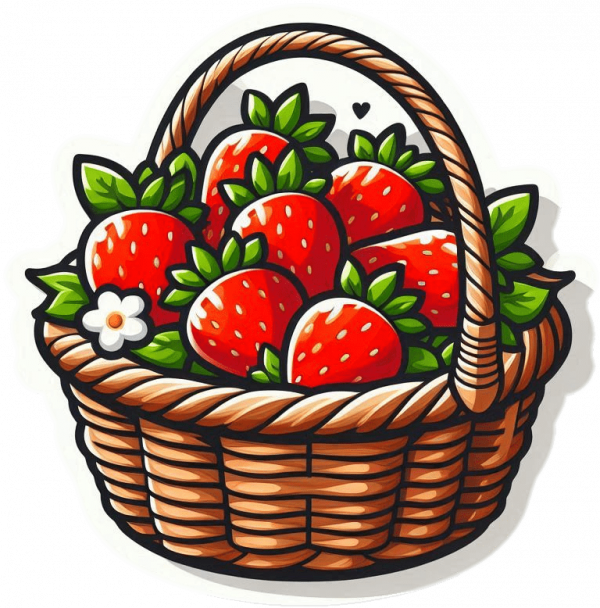 Cesta de Fresas