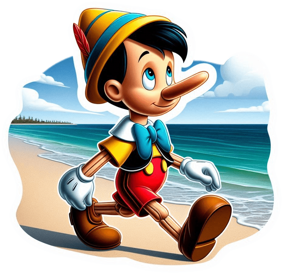 1949-Pinocho paseando 05-min Pinocho Paseando