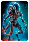 Alienigena Xenomorfo tarjetica