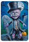 Zombie Halloween tarjetica