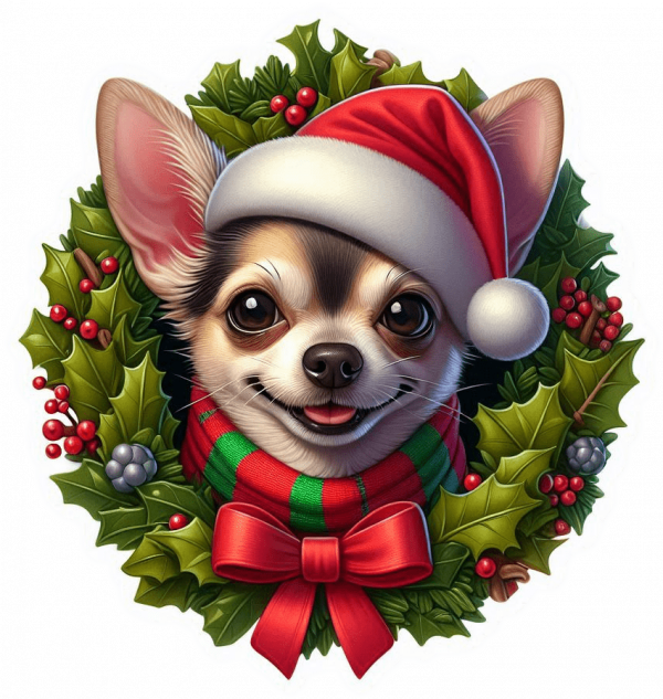 Chihuahua de Navidad
