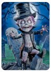 Zombie Halloween tarjetica