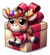 Alce de Navidad