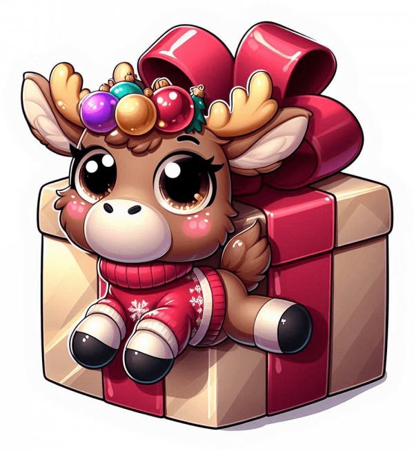 Alce de Navidad