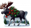 Alce de Navidad Realista
