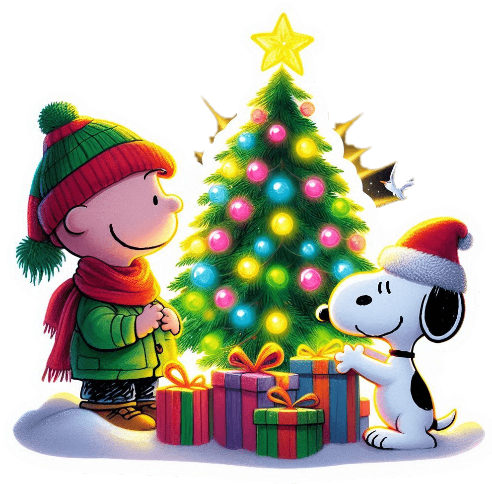 Charlie Brown Y Snoopy En Navidad