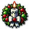 Adorno de Corona de Navidad