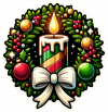 Adorno de Corona de Navidad