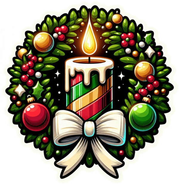 Adorno de Corona de Navidad