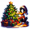 El Pato Lucas en Noche Buena