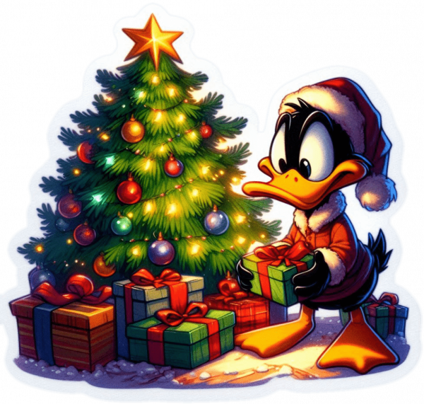 El Pato Lucas en Noche Buena