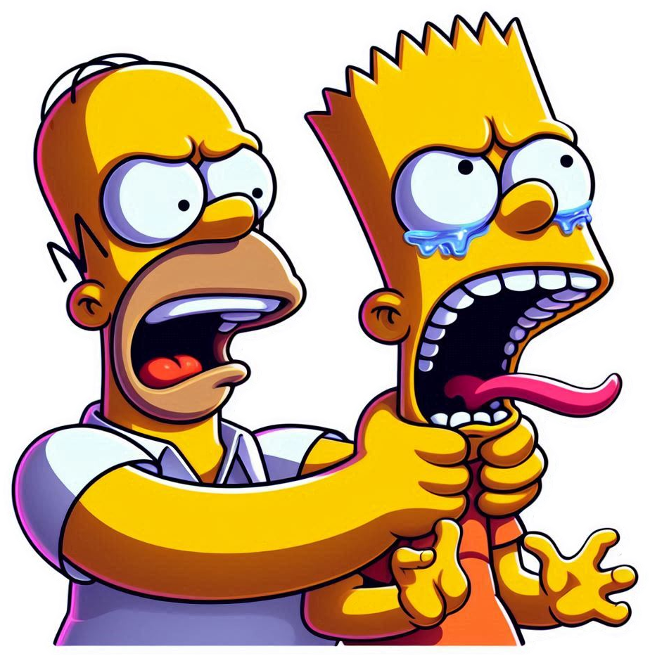 Homero Y Pequeño Demonio