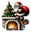 Santa Claous y arbolito