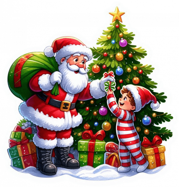 Navidad Santa y Niño