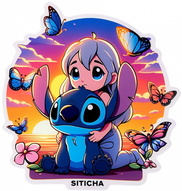 Stitch y angel