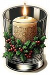 Vela de Navidad