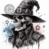 bruja esqueleto