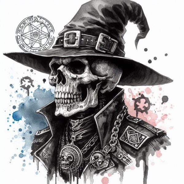 bruja esqueleto