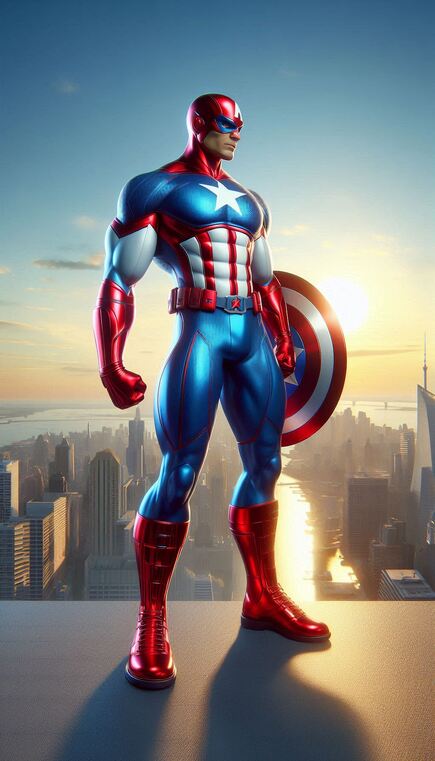 Capitan America En edificio