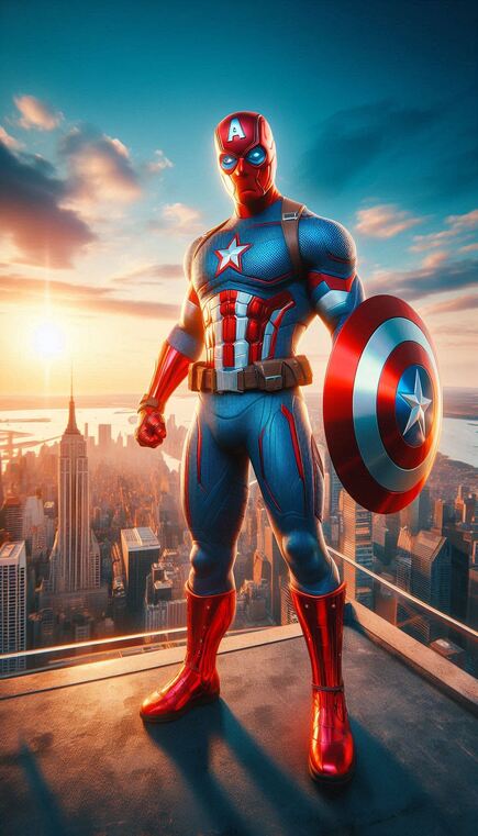 Capitan America En edificio
