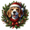 Beagle de navidad