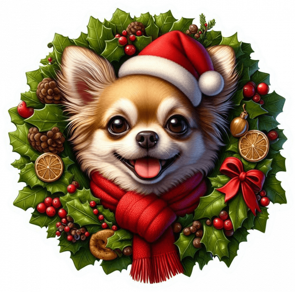 Chihuahua de Navidad