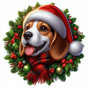 Beagle de navidad