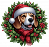 Beagle de navidad