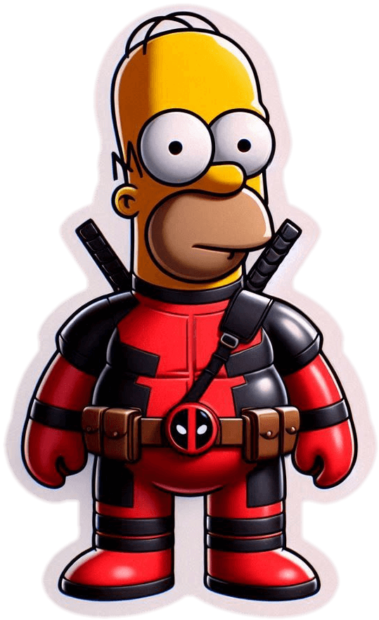 Homero De Deadpool